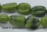 CNG216 15.5 inches 13*18mm nuggets canadian jade gemstone beads