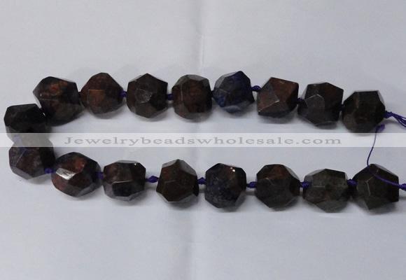 CNG2186 15.5 inches 13*18mm - 15*20mm faceted nuggets agate beads