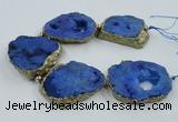 CNG2341 7.5 inches 40*50mm - 55*60mm freeform druzy agate beads