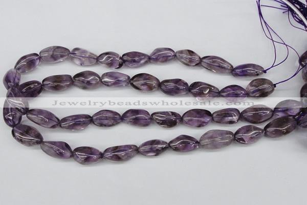 CNG25 15.5 inches 13*20mm nuggets amethyst gemstone beads