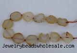 CNG2529 15.5 inches 20*25mm - 25*35mm freeform agate beads