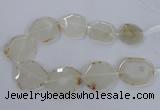 CNG2534 15.5 inches 35*40mm - 40*45mm freeform druzy agate beads