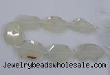 CNG2535 15.5 inches 40*45mm - 45*55mm freeform druzy agate beads