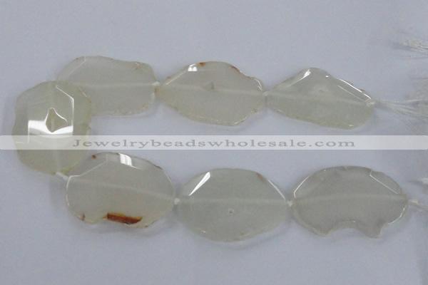 CNG2535 15.5 inches 40*45mm - 45*55mm freeform druzy agate beads