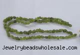 CNG2537 4*6mm – 6*10mm nuggets peridot beads wholesale