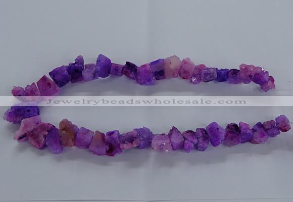 CNG2581 15.5 inches 13*18mm - 15*25mm nuggets druzy agate beads