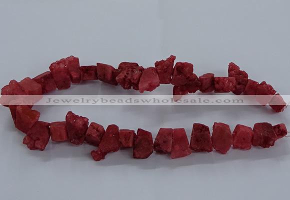 CNG2583 15.5 inches 13*18mm - 15*25mm nuggets druzy agate beads