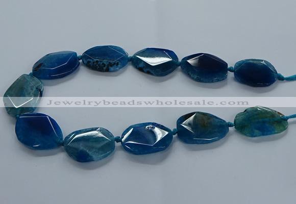 CNG2639 15.5 inches 22*30mm - 25*35mm freeform agate beads