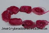 CNG2676 15.5 inches 30*40mm - 40*50mm freeform druzy agate beads