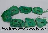 CNG2681 15.5 inches 30*40mm - 40*50mm freeform druzy agate beads