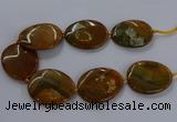 CNG2689 15.5 inches 40*50mm - 45*55mm freeform agate gemstone beads