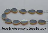 CNG2720 15.5 inches 18*28mm - 20*30mm freeform blue aventurine beads