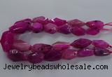 CNG2733 15.5 inches 15*30mm - 20*40mm nuggets agate beads