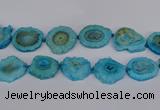 CNG2765 15.5 inches 30*40mm - 45*50mm freeform druzy agate beads