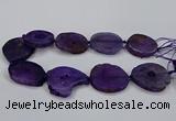 CNG2776 15.5 inches 30*35mm - 35*40mm freeform agate beads