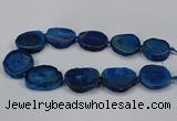 CNG2778 15.5 inches 30*35mm - 35*40mm freeform agate beads