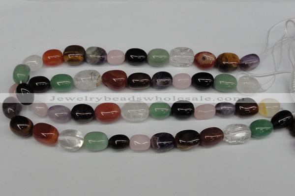 CNG28 15.5 inches 12*17mm nuggets mixed gemstone beads