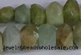 CNG2829 15.5 inches 10*14mm - 13*18mm faceted nuggets aquamarine beads