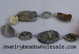 CNG2840 20*25mm - 32*50mm freeform druzy agate beads wholesale