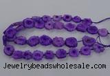 CNG2849 15.5 inches 15*20mm - 25*30mm freeform druzy agate beads