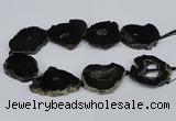 CNG2897 15.5 inches 35*40mm - 45*50mm freeform druzy agate beads