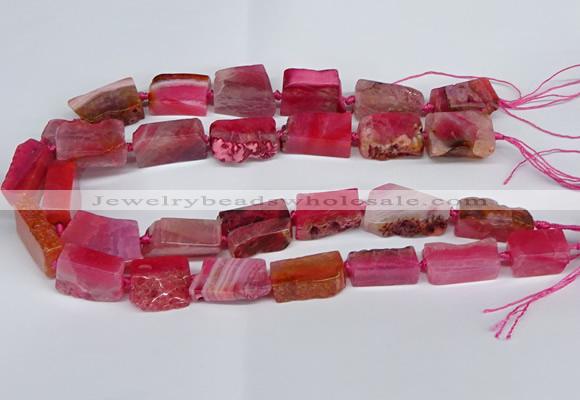 CNG2902 15.5 inches 12*16mm - 15*25mm freeform agate beads