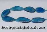 CNG2953 15.5 inches 25*35mm - 30*50mm freeform agate beads