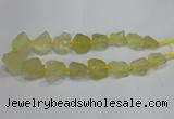 CNG3005 15.5 inches 15*20mm - 22*30mm nuggets lemon quartz beads