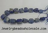 CNG3009 15.5 inches 15*20mm - 22*30mm nuggets lapis lazuli beads