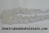 CNG3015 15.5 inches 15*20mm - 22*30mm nuggets white crystal beads