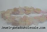 CNG3016 15.5 inches 15*20mm - 22*30mm nuggets rose quartz beads