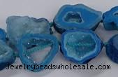 CNG3065 15.5 inches 13*18mm - 18*25mm freeform druzy agate beads