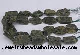 CNG3076 15.5 inches 20*30mm - 22*40mm nuggets green kyanite beads