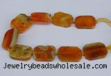 CNG3080 15.5 inches 30*40mm - 35*45mm freeform agate beads