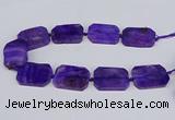 CNG3081 15.5 inches 30*40mm - 35*45mm freeform agate beads