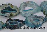 CNG3114 15.5 inches 13*18mm - 18*25mm freeform druzy agate beads