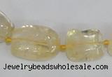 CNG313 15.5 inches 10*14mm – 15*20mm nuggets citrine gemstone beads