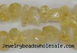 CNG314 15.5 inches 10*14mm nuggets citrine gemstone beads wholesale