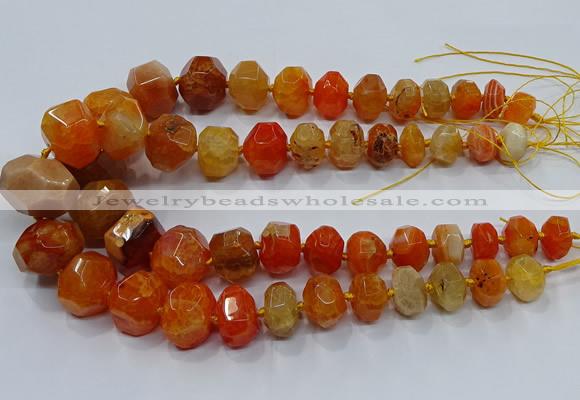 CNG3175 15.5 inches 12*16mm - 25*30mm nuggets agate beads