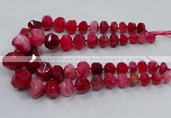 CNG3177 15.5 inches 12*16mm - 25*30mm nuggets agate beads