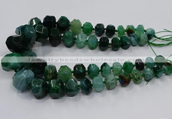 CNG3179 15.5 inches 12*16mm - 25*30mm nuggets agate beads