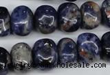 CNG32 15.5 inches 11*15mm nuggets sodalite gemstone beads