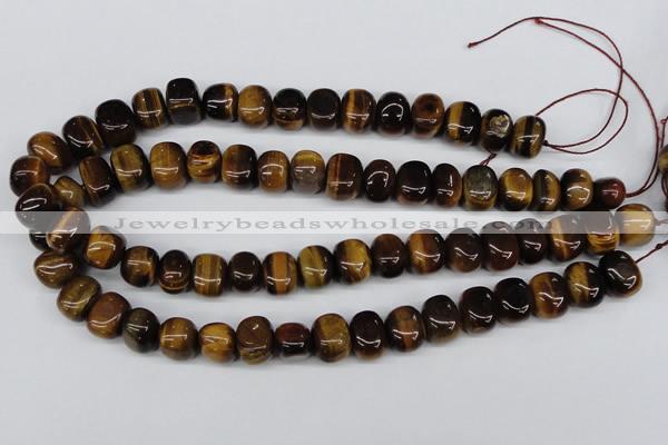 CNG33 15.5 inches 11*15mm nuggets yellow tiger eye gemstone beads