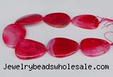 CNG3351 15.5 inches 40*50mm - 45*60mm freeform agate beads