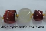 CNG336 15.5 inches 8*10mm - 15*18mm faceted nuggets agate beads