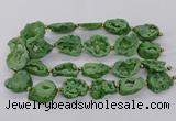 CNG3416 15.5 inches 18*25mm - 30*35mm freeform plated druzy agate beads