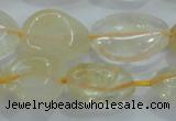 CNG350 15.5 inches 13*18mm - 20*25mm nuggets citrine gemstone beads