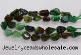 CNG3511 15.5 inches 15*20mm - 18*25mm faceted nuggets agate beads