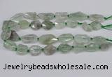 CNG3534 15.5 inches 15*20mm - 20*30mm freeform green quartz beads