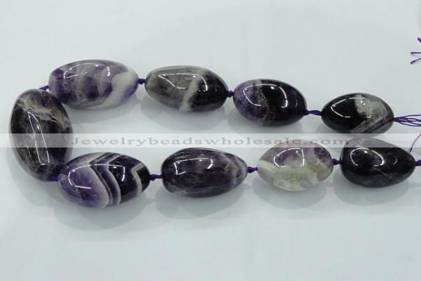 CNG356 15.5 inches 20*30mm - 30*40mm nuggets amethyst beads